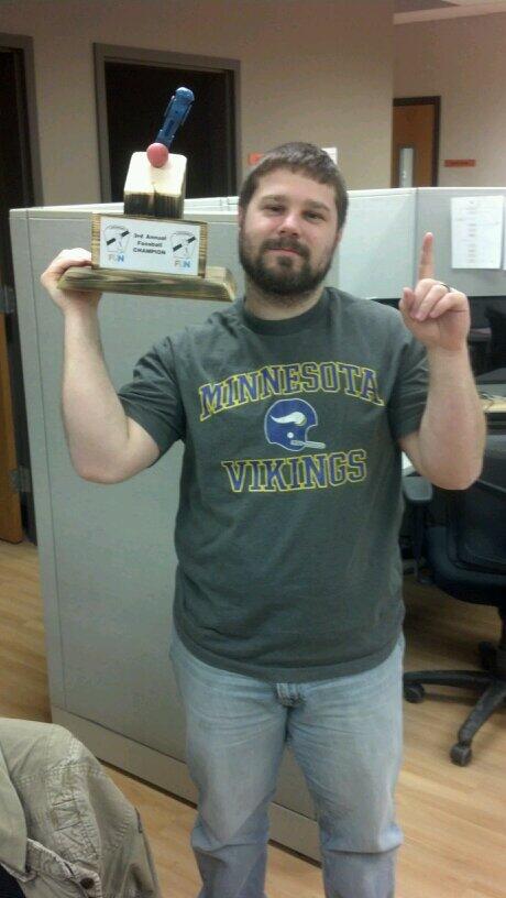 FunCraigFisher's tweet photo. Victory was/is ours. And so too now are the trophies. http://t.co/r0ALbnh4hv