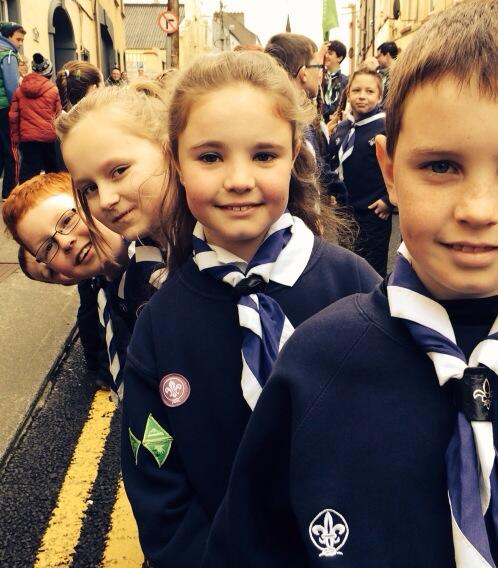 stpaulsscoutswt's tweet image. Waiting for the parade to start.