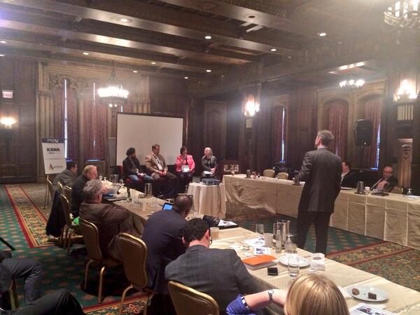 CDMmedia's tweet photo. @KANASoftware leading a panel on earning customers for life at the #cxsummit #cdmcio http://t.co/JOWrWFHNU3
