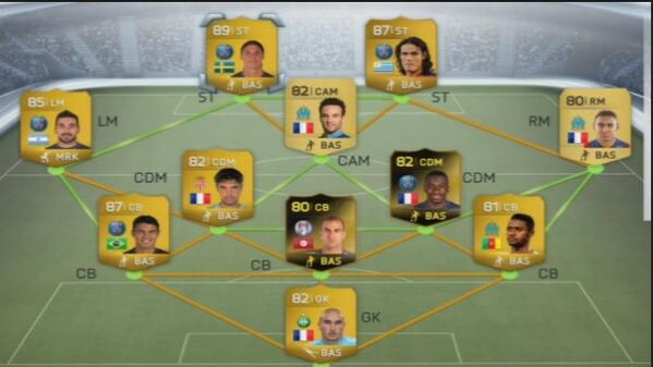 FutPs4Duplicate's tweet image. Duplicating aguero 4 times = this team