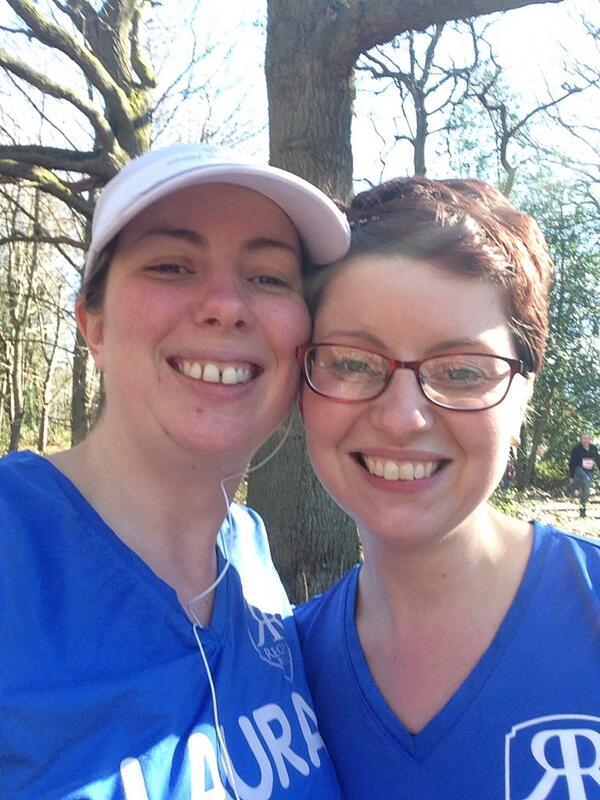 TheLozzatron's tweet image. Lots of smiles before Sundays #wyreforest10k &amp;amp; 755ft of climbing with @HelenJaneWyatt #moonfaces 🏃💨💨💨