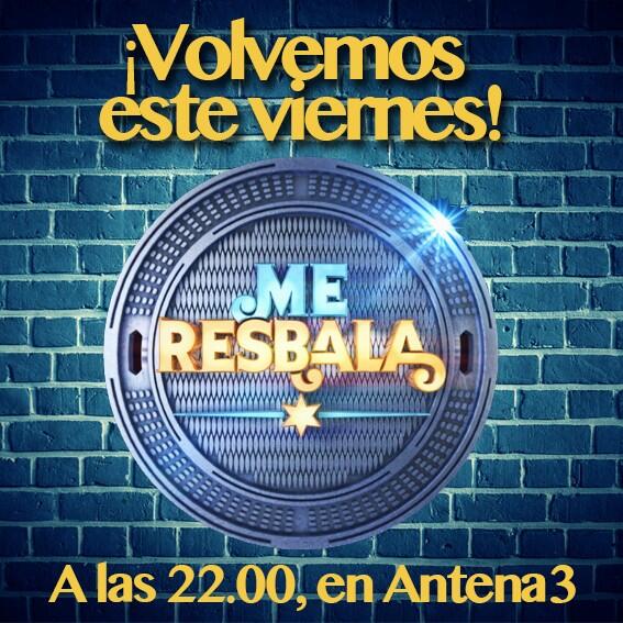 meresbala's tweet photo. Siii!! Ya es oficial!! 
Este viernes a las 22.00 volvemos a resbalarnos! 
Haz RT Y que se entere todo el mundo!! http://t.co/LeXp7bkLH4