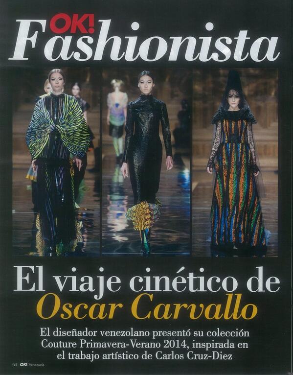 No se pierdan el articulo de <a href="/AleTremola/">Alejandro G. Tremola</a> en la nueva revista Ok! #Cinetismo #Paris #SS14