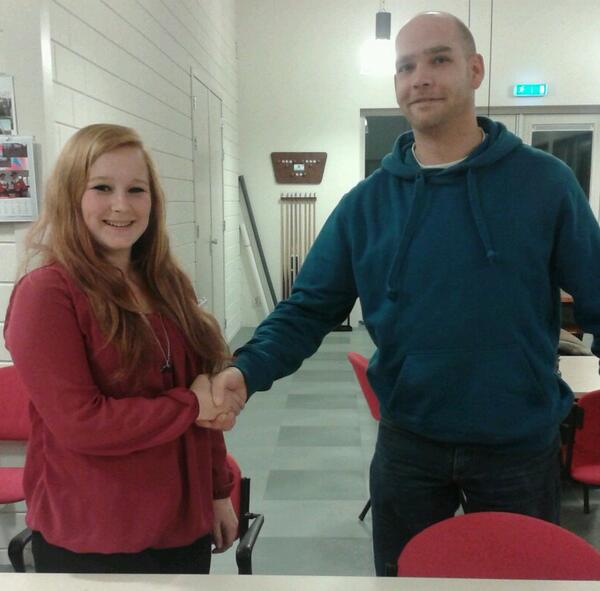 erpgilde's tweet image. Voor jaarvergadering goed verlopen.  Janneke als gildezuster verwelkomd.