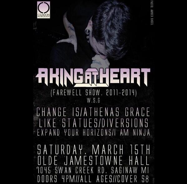 LAST SHOW, MARCH 15TH!
