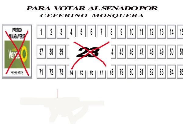 CeferMosquera's tweet photo. VOTA POR CEFERINO MOSQUERA UN LÍDER COMUNAL DE COLOMBIA ASÍ: http://t.co/8uFmHwBScV