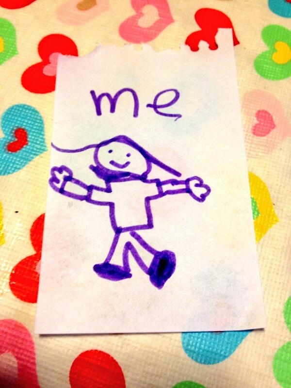 beckyfinn's tweet photo. Dinner conversation included the announcement that she doesn't draw stick figures anymore #littleartist http://t.co/JwT64686TU