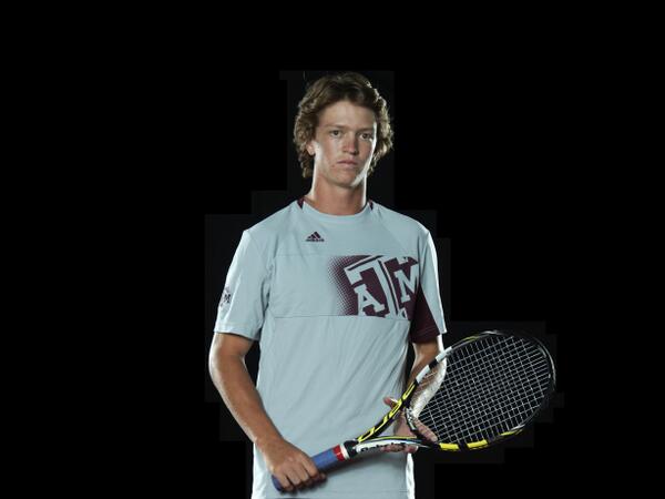aggietennis1's tweet photo. Adams Named SEC Player of the Week http://t.co/ncmOEWSZ0V #12thMan http://t.co/rJEBjWas0B