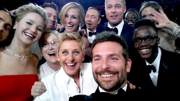 enews's tweet photo. Meet Peter Nyong'o: http://t.co/uoJKdRVR0c. 5 things to know about Lupita's brother who photobombed the Oscar Selfie! http://t.co/FxvoSE4k6k