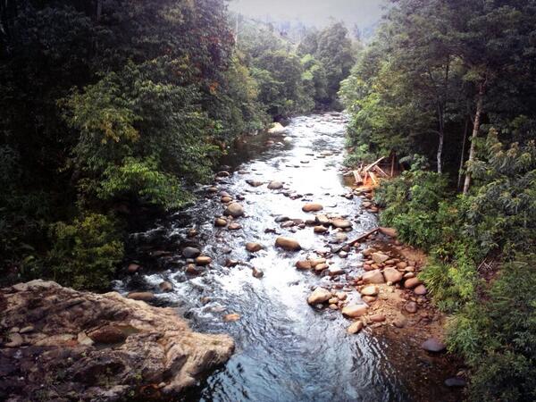 Menikmati dulu sisi jalan ruas KalBar dan KalTeng.