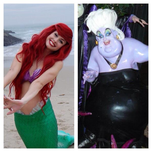 I'd say a duet of Poor Unfortunate Souls with <a href="/TraciHines/">Traci Hines</a> is in order :)
