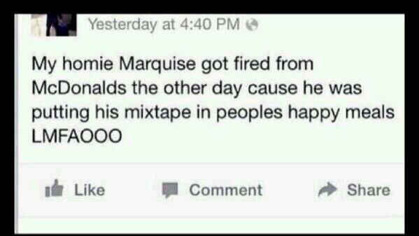 DarkSkin_Probs's tweet photo. It's amazing what people would do to get there music heard. http://t.co/6ahbkXtjuQ