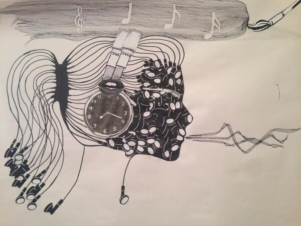 comp1270lynne's tweet image. my lastest art piece #studioclass