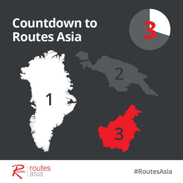 routesonline's tweet image. 3: Sarawak is located on the island of Borneo, the 3rd largest island in the world &amp;amp; #RoutesAsia is just 3 days away