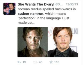 AdorkablyCool's tweet photo. @NormansFLvixen @TWDmemes_ @SheWantsDaryl oh looks like it was SheWantDaryl http://t.co/Q41znPz50r