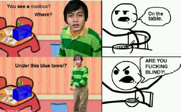 Troll_UM's tweet photo. Are you fucking blind?! #letterbox http://t.co/GHpKjr300J