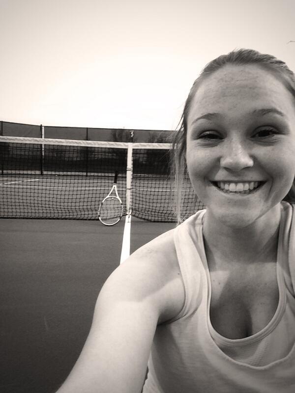 hannahwachlove's tweet image. Just what I needed today. #gettingbackintoit #tennisprobs