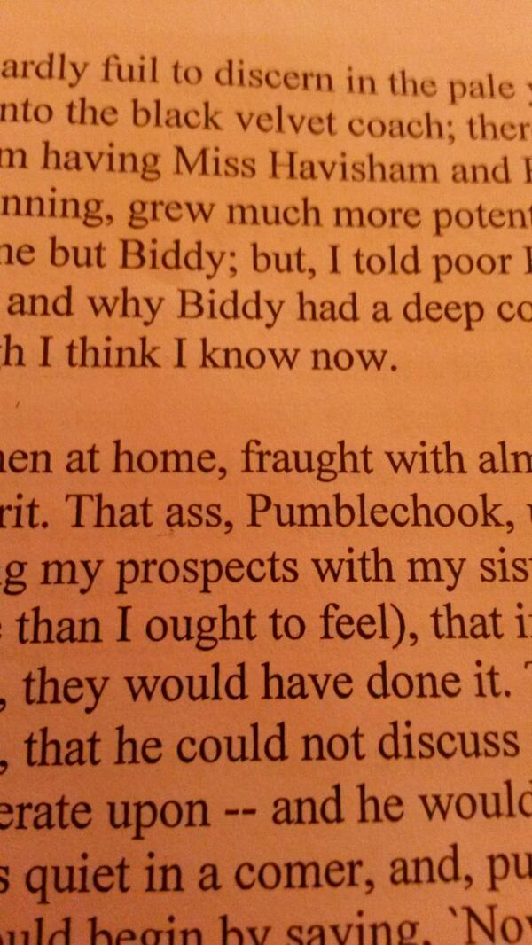 kyle_gear's tweet photo. What the hell did I just read in great expectations? Dat ass...... http://t.co/oJeuQRaiOy