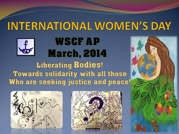 WSCFAP's tweet photo. INTERNATIONAL WOMEN'S DAY 2014 http://t.co/UV55tpLNUv