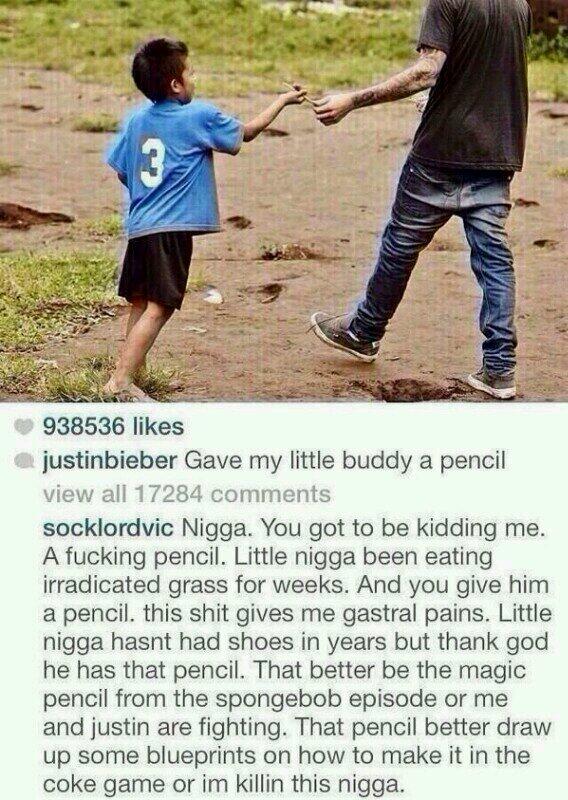 DarkSkin_Probs's tweet photo. Thank God he's got a pencil. http://t.co/l9OSmz9MWb