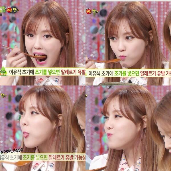 PSY_0530's tweet photo. ❥❥ライブのときに、緊張を解くための方法は、満腹になるまで食べること。直前だと消化できないので、ライブが始まる1~2時間前にたくさん食べるようにしています。( T-ARA Private Book より )
https://t.co/r99wJYrF75