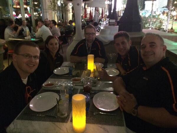 stwool's tweet photo. Some good eats with the @pluralsight crew. At Lavo. @mikebcorry @LanyWatkins http://t.co/OlB4jw4B3B