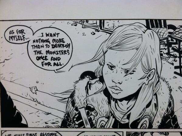 PULPH0PE's tweet photo. Aurora West is out for blood. A sneak panel from BB2 for you... #BattlingBoy2 #RiseOfAuroraWest http://t.co/juwpg7QeIU