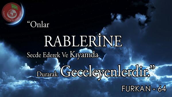 alparslankuytul's tweet photo. "Onlar Rabblerine secde ederek ve kıyamda  durarak geceleyenlerdir." (Furkan 46) http://t.co/SiePCWSSVC