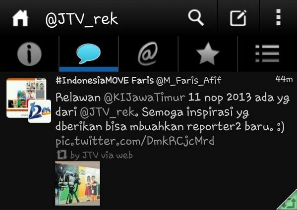 Walo sdh ta lg mengabdi, senang msih bs mbanggakan almamater lwt #KelasInspirasi trm ksih u/ 4 th yg brharga <a href="/JTV_rek/">JTV</a>