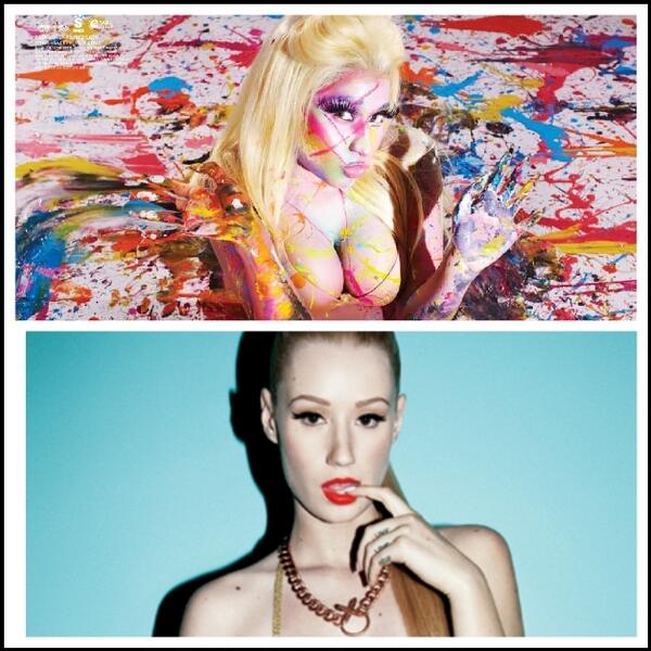 LukeTinson's tweet photo. Nicki or Iggy like for Nicki repost for Iggy http://t.co/y8iWu0FAzz