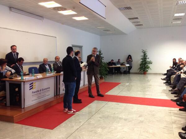 CominciaDomani's tweet photo. "@uniolbia: http://t.co/P4Y1WZTL9E" #Pigliaru al #careerday2014