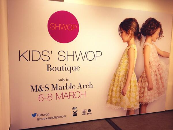 We're officially open for business! Come and check out the Kids' Shwop Boutique at the M&amp;S on Marble Arch