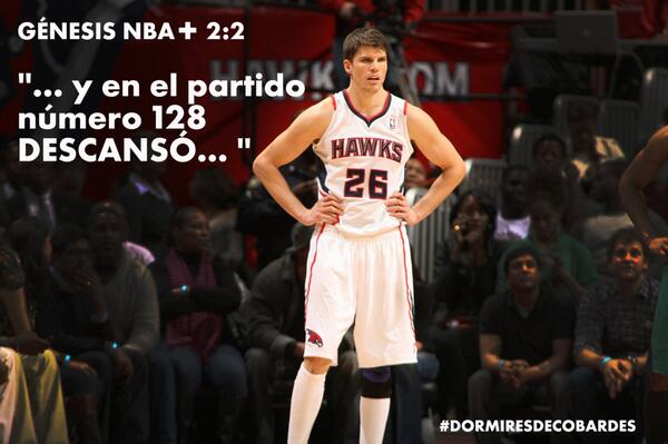 MovistarNBA's tweet photo. ENHORABUENA @KyleKorver #dormiresdecobardes http://t.co/9r76HoSSzw