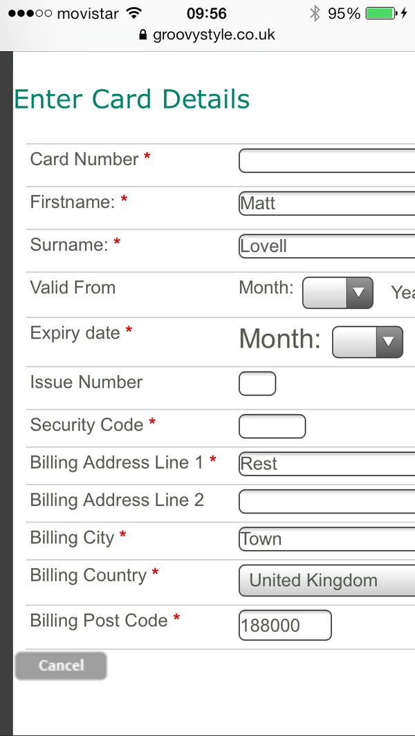 smbuk's tweet photo. @SagePaySupport about time we made the server form responsive for mobile?????? #losingsales http://t.co/RlfS9mLqfT