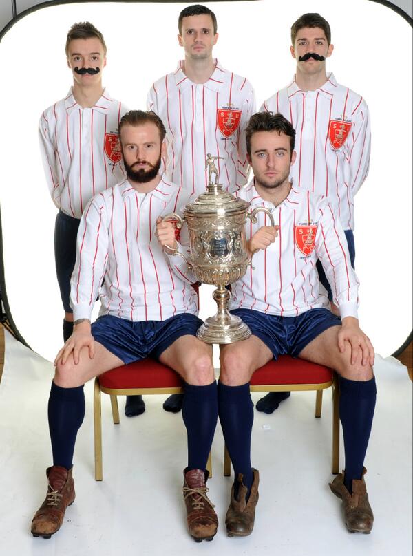SheffieldUnited's tweet photo. Vintage 125 shirts the talk of the Lane 
 http://t.co/fGDr7ZUbzn  #Blades125 http://t.co/n9hrP9jMcp