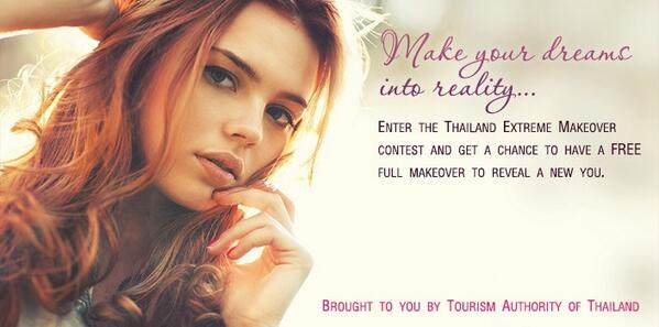 MEDtripcom's tweet photo. Thailand Offers Tourists ‘Extreme Makeover’ - http://t.co/0aCOacW30v http://t.co/Glv1wvzTaz