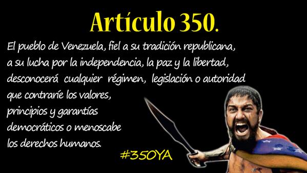williecolon's tweet photo. ESTÁ ESCRITO EN LA CONSTITUCIÓN A:350 http://t.co/btRzYQjdWy