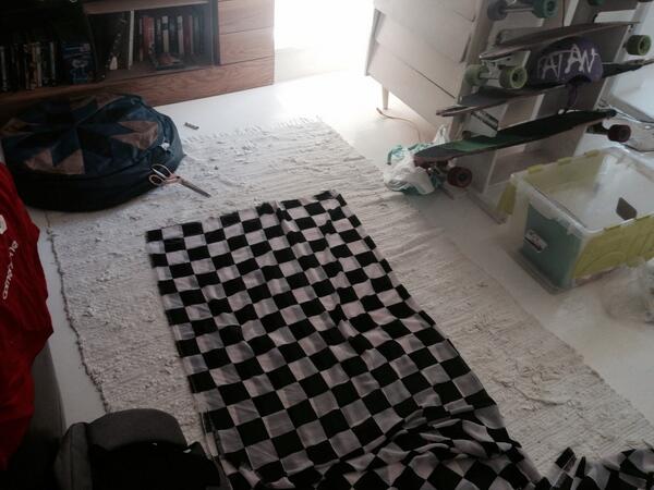 candice_bouwer's tweet photo. Making finish line flags for #Faircape @GabsinCPT @JarrydScholtz http://t.co/AT2ADPGKe6