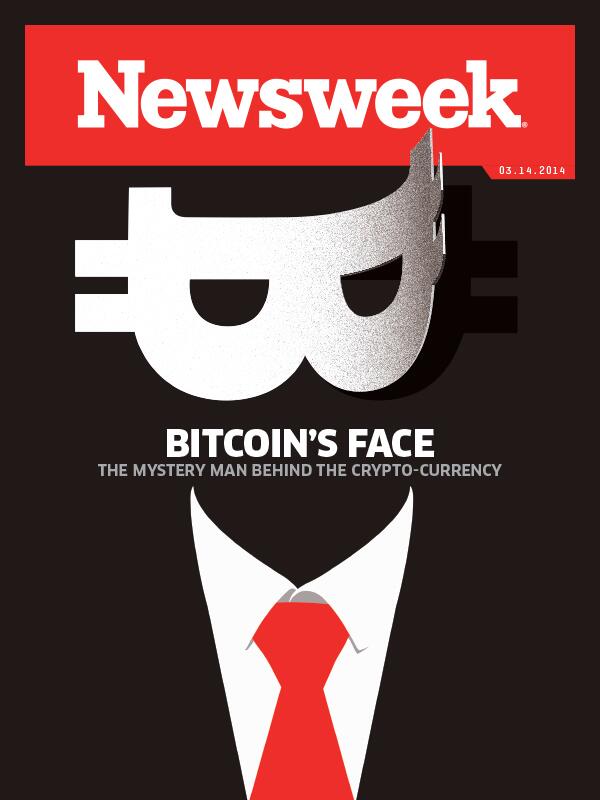 Newsweek's tweet image. We found Satoshi Nakamoto. The mysterious creator of Bitcoin, unmasked: j.mp/1e4O5Wc