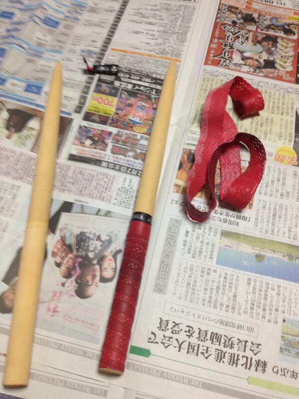 haruking0920's tweet photo. 今からバチのメンテ
グリップも変える http://t.co/2rwuuE331D
