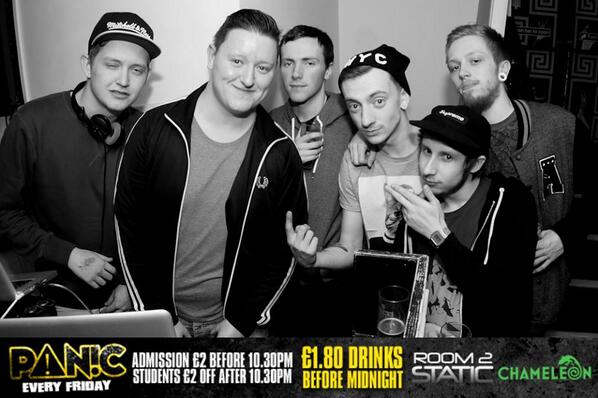 Big up the <a href="/StaticChameleon/">Quite Interesting</a>  massive 
Room 2  Fridays Room 2 (upstairs) 
<a href="/ChameleonSEnd/">Chameleon Nightclub</a>  <a href="/shingodjc/">Dan Cope</a>  <a href="/LewisBourne/">Lew</a>