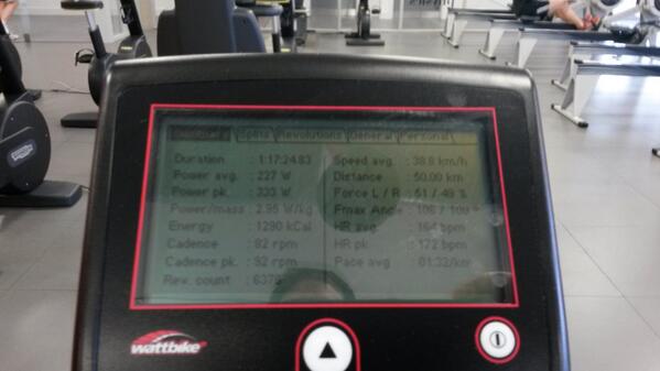 aboldguess's tweet photo. 50k on the @wattbike @CamUniSport for @Team_LifeCycle #ldn2paristraining... sponsor us here! http://t.co/dZnms6ypRB http://t.co/Rjs5Jfx0WS