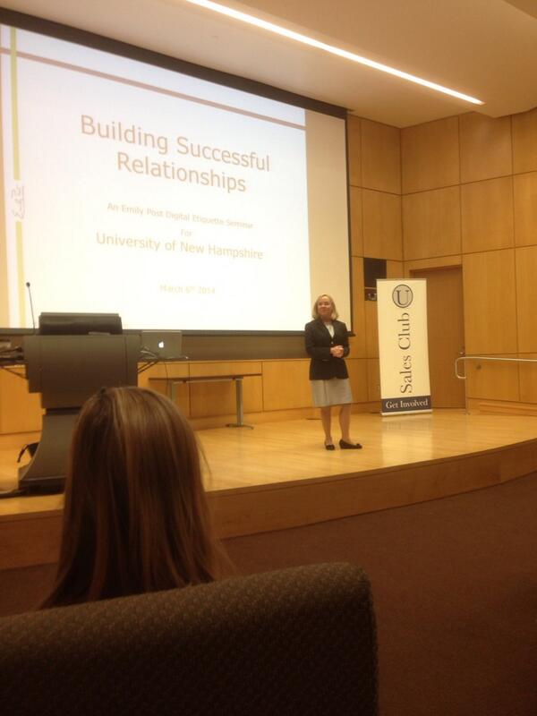 The Fearless Leader herself @SalesProtocol @UNHPaulCollege #UNHSALESCLUB