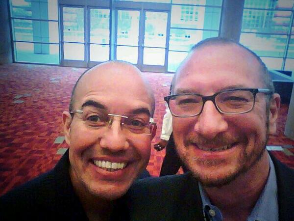 ekolsky's tweet photo. Me and my new BFF @fredstuder (missing @FredsBowTie though) closing #CONV2014 #Selfie http://t.co/LegcXdu1kd
