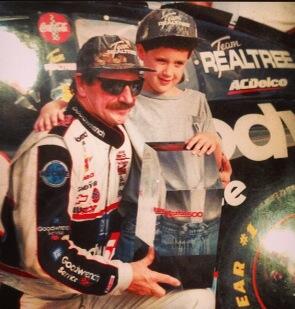 TylerJordan's tweet photo. #TBT w/ Dale Sr. in Victory Lane at Talladega 2000. Last win of his career. @DaleJr @Realtree @MikeDavis88 http://t.co/NVb7GFv90T