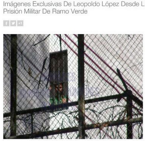 ReinaldoProfeta's tweet photo. Inocente @leopoldolopez preso por defender a su país de lainvasion cubana #MaduroTraidorVzlaNoEsDeCuba http://t.co/3chLZzlOTr