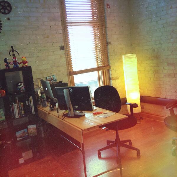 The new office is looking sick!