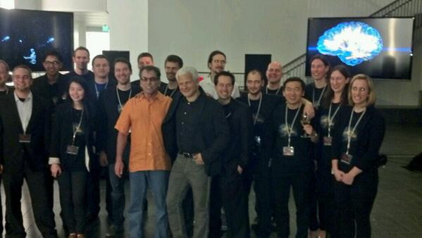 mickeyhart's tweet photo. Great night at the @Neuroscapelab launch @gazzlab @ucsf #rhythmandthebrain #gratefuldead #glassbrain #neurodrummer http://t.co/WmZcKBy0Hl