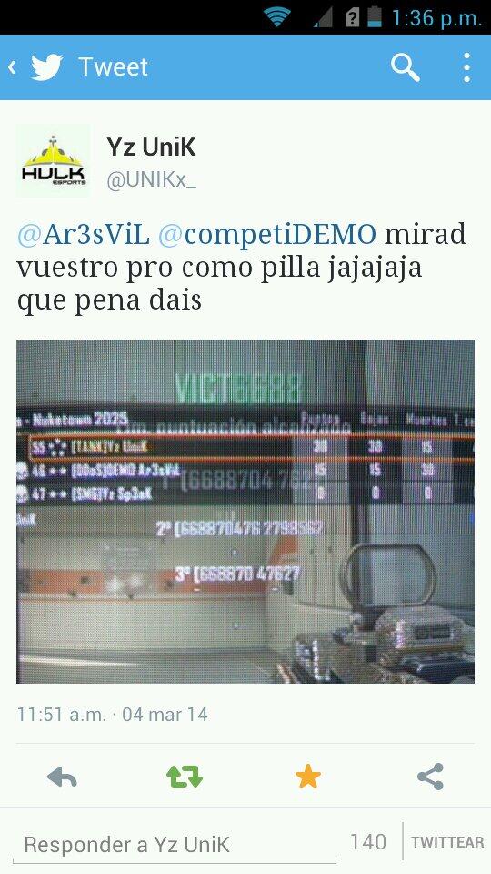 devourer91xbox's tweet image. RT si el @Ar3sViL  es malo el puto manco que esta el @competiDEMO quien es malo es el ar3svil no?