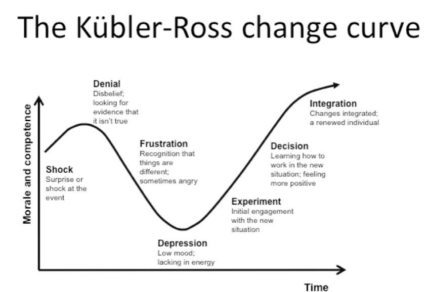 The Grief Cycle Chart